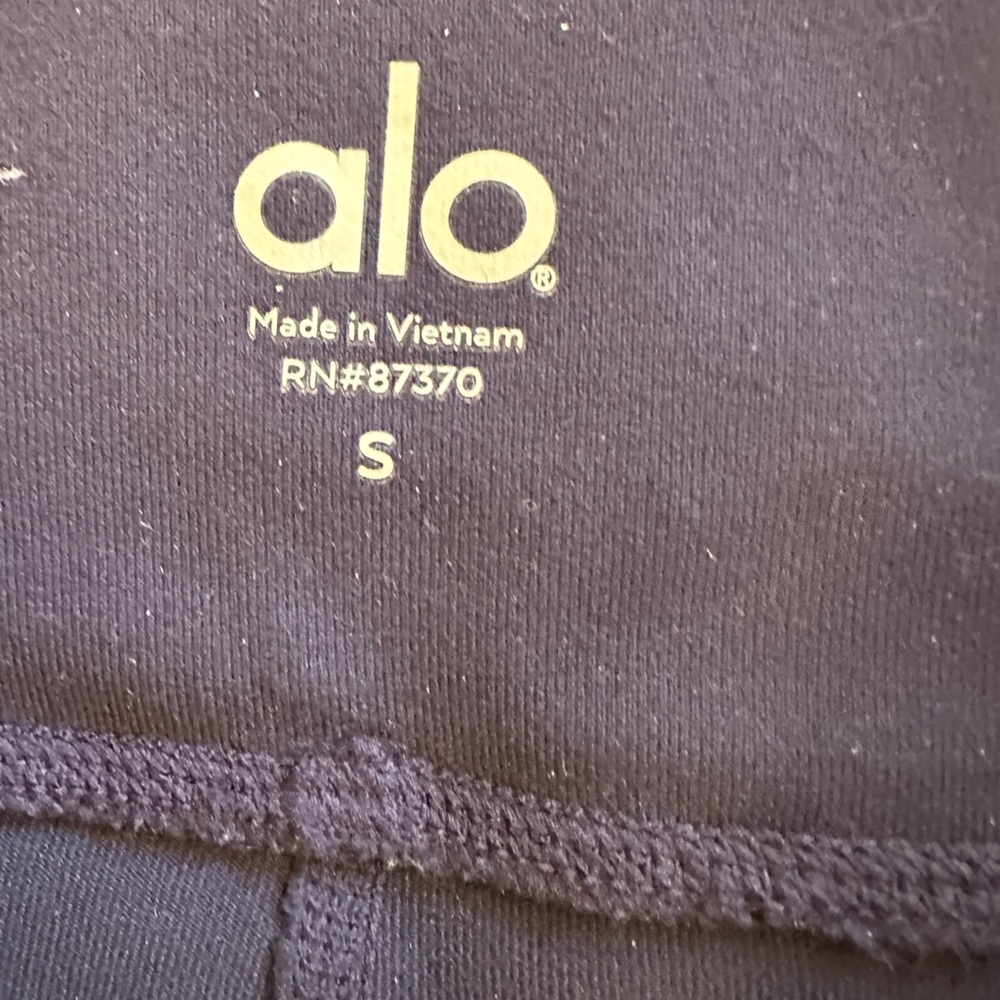 ALO Yoga navy moto Leggings. Small - Picture 5 of 7